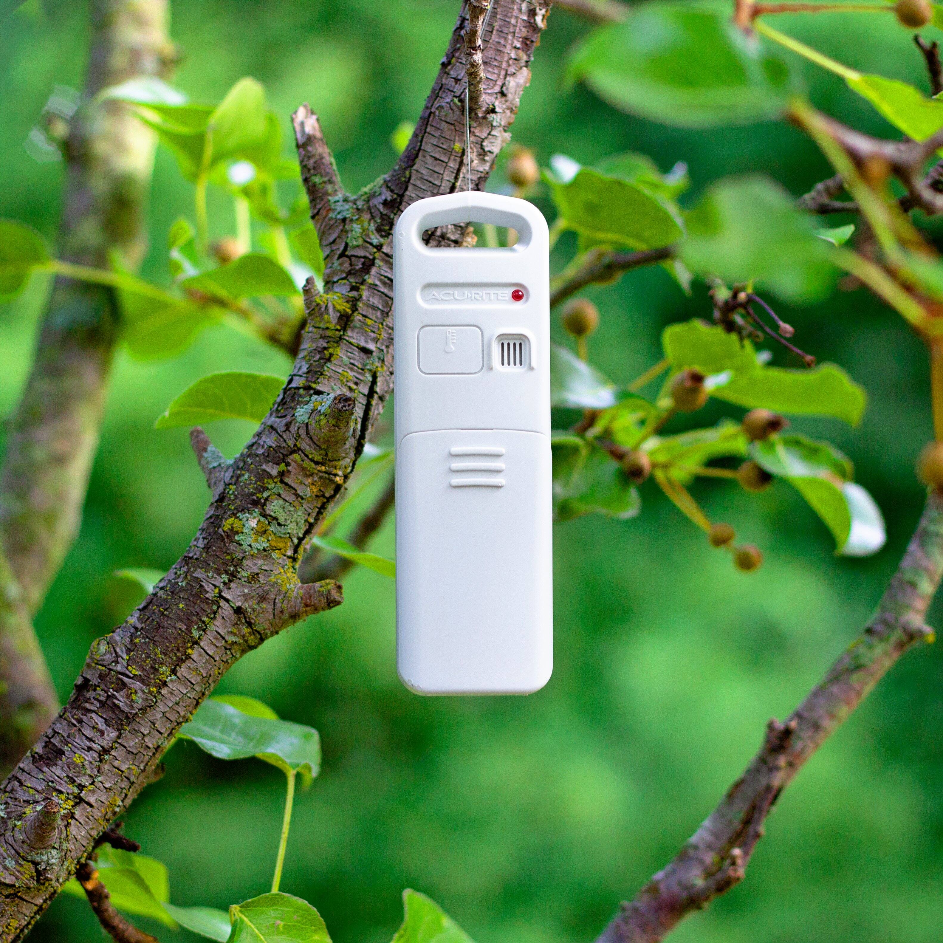 Alt View 15. AcuRite - Weather Station with Color Display and Wireless Sensor for Indoor and Outdoor Conditions - Black.