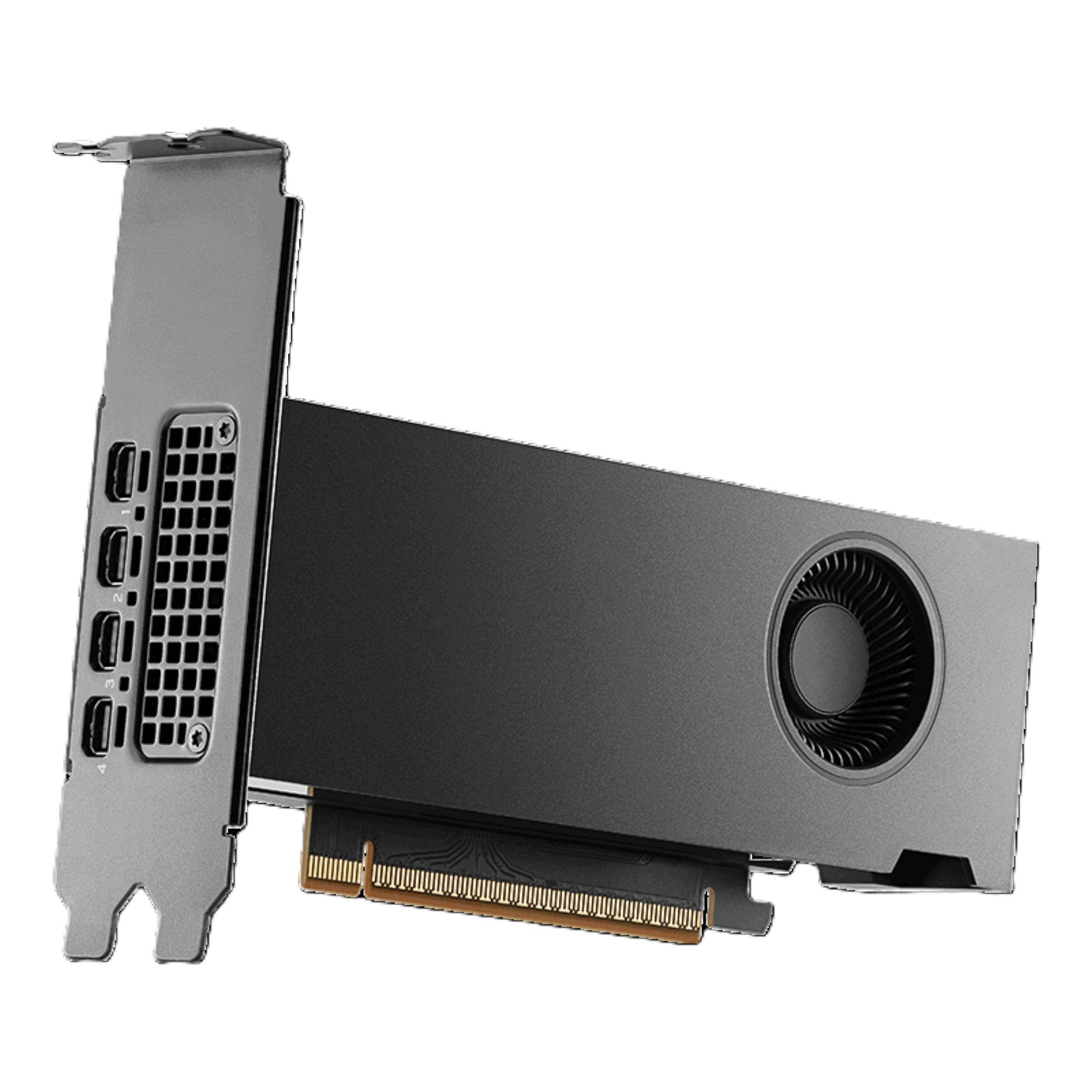 Front. PNY - NVIDIA RTX PRO 2000 Blackwell 16GB GDDR7 PCI Express 5.0 Graphics Card - Black.