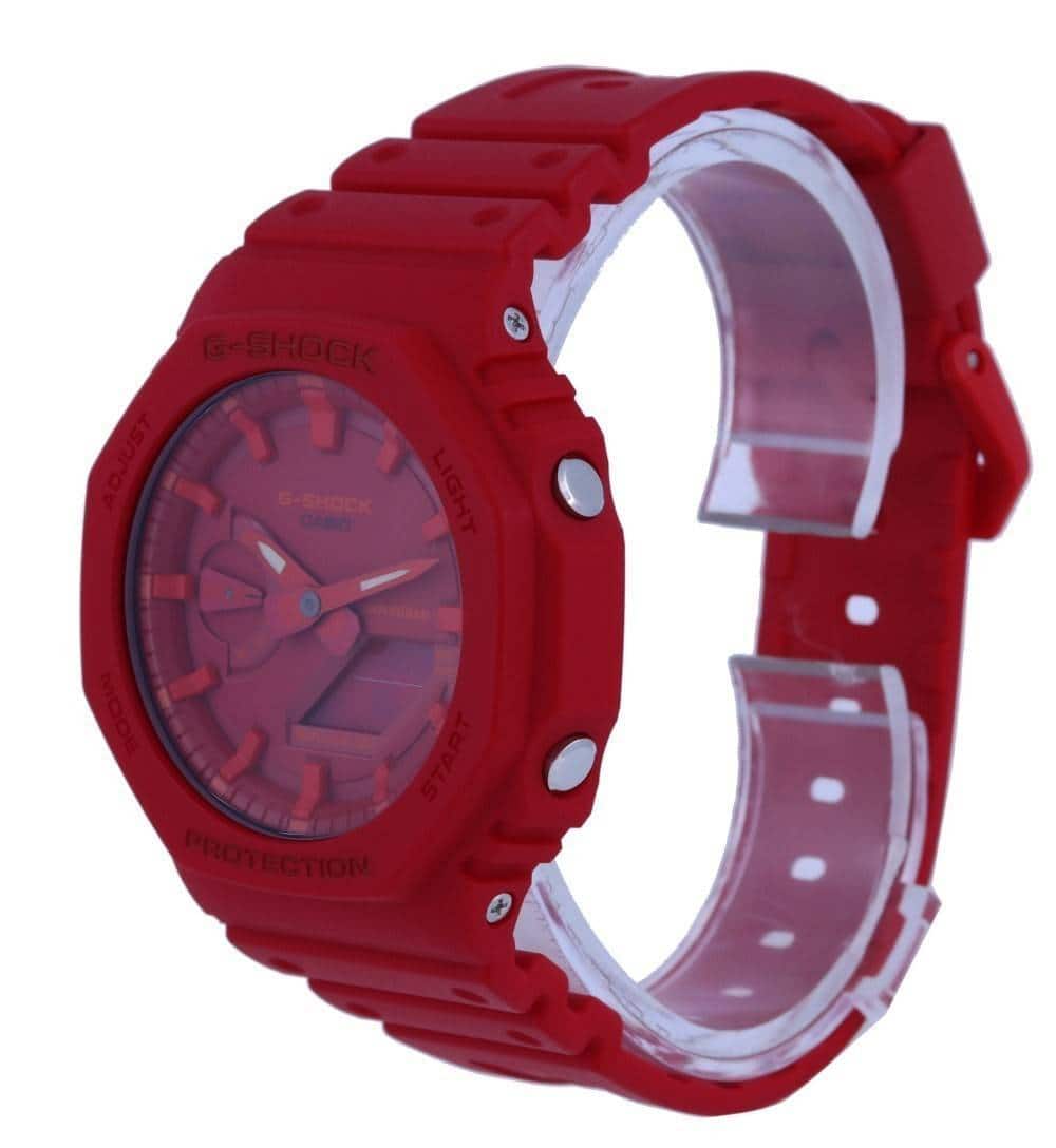 Casio G Shock Carbon Core Guard Resin Strap Analog Digital GA 2100