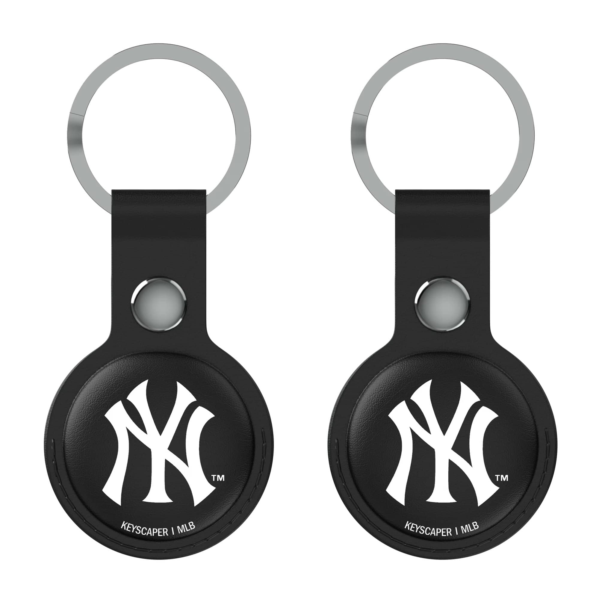 Keyscaper - New York Yankees Two-Pack AirTag Holders - No Size - Black