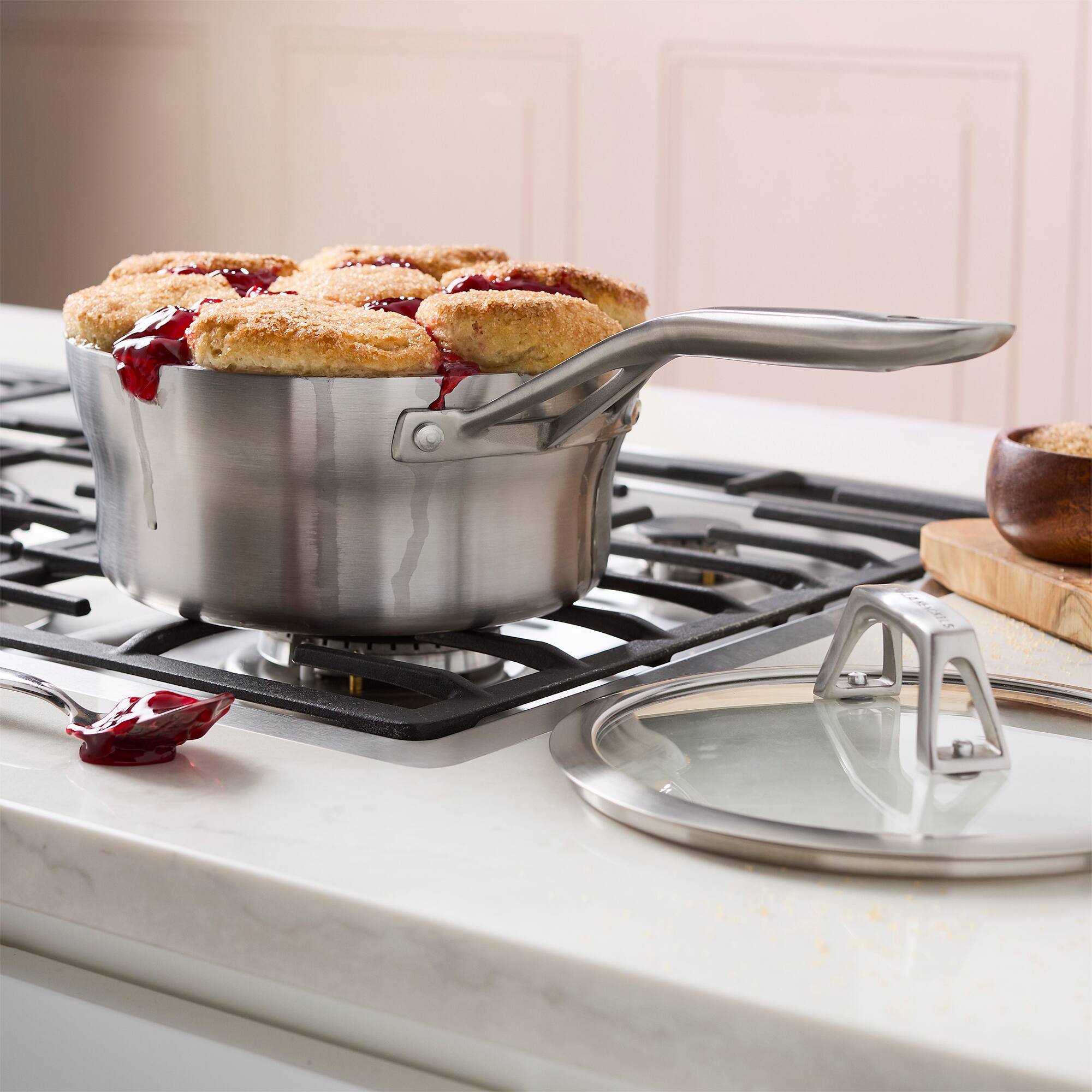 Alt View 7. ZWILLING - ZWILLING Motion Stainless Steel 2.5-qt Stainless Steel Saucepan with Lid - Stainless Steel.