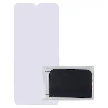 Front. OtterBox - OtterBox Trusted Glass Screen Protector for Motorola Moto G Play (2021) - Clear - Clear.