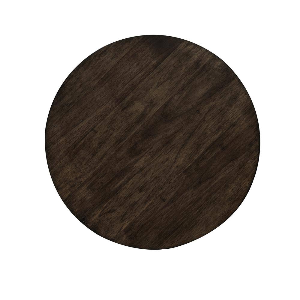Back. Liberty Furniture Industries - Ventura Blvd Round End Table in Bronze Spice - Brown.