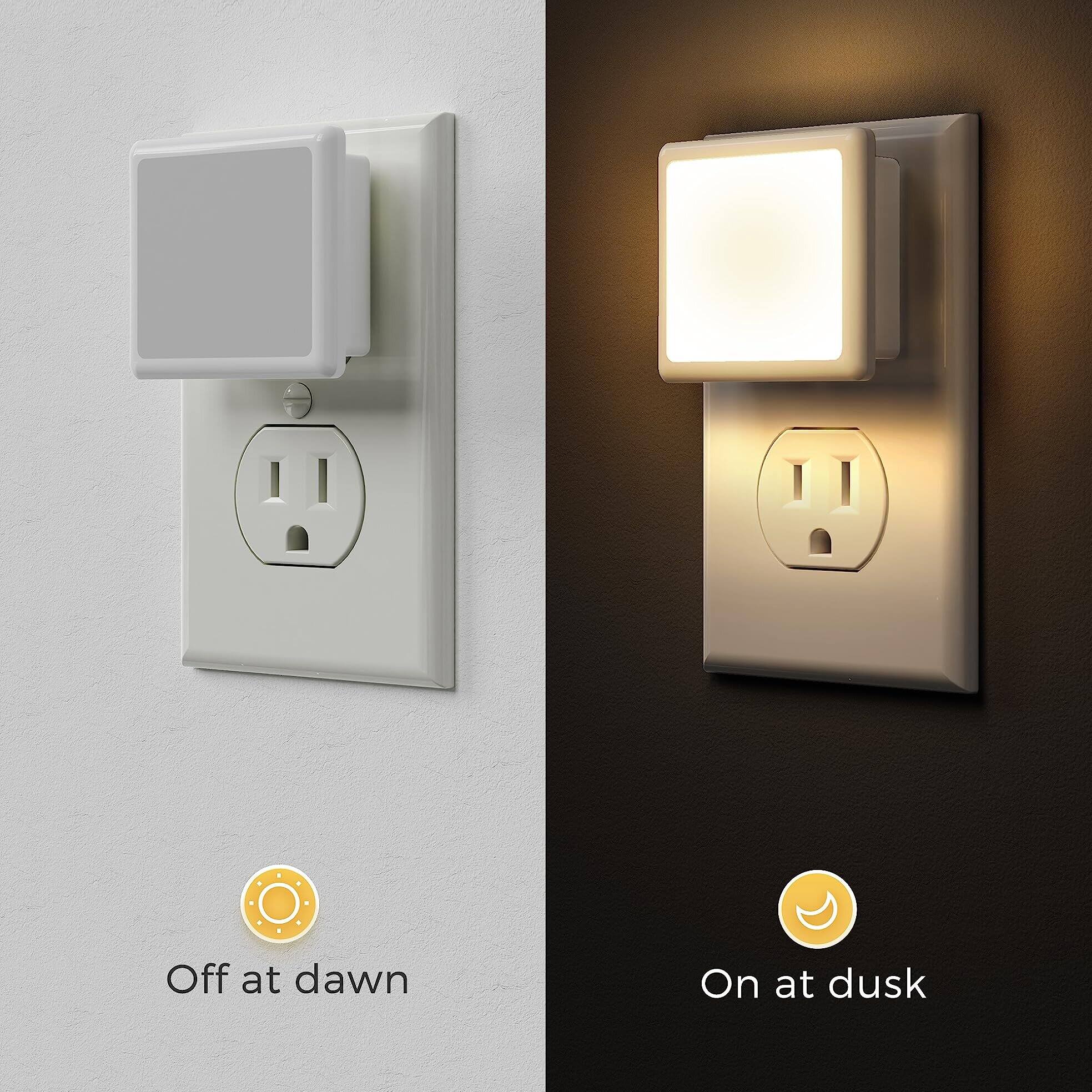 Off at dawn  
On at dusk