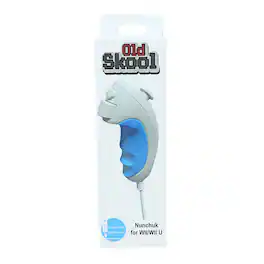Old Skool - Nunchuck Controller for Wii/Wii U - White