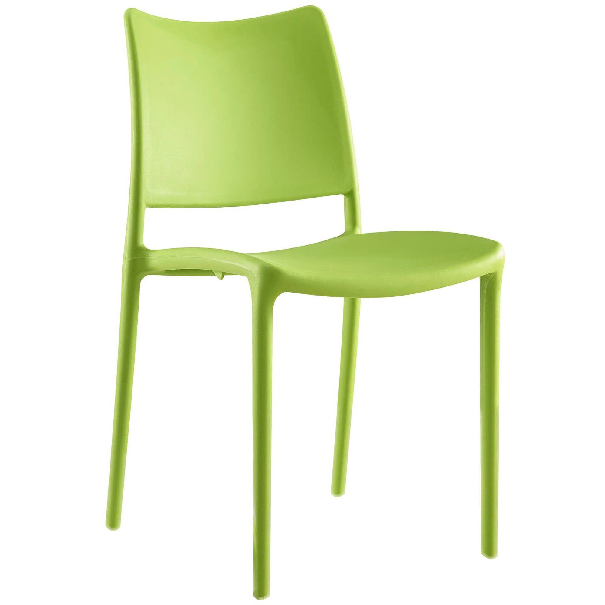 Angle. Modway - Hipster Dining Side Chair Set of 4 by Modway - Green.