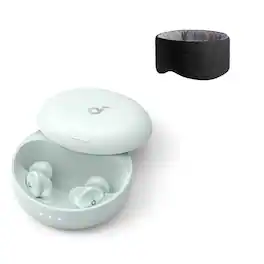 Soundcore - by Anker Sleep A30 Smart ANC Sleep Earbuds with Breescape Cooling Eye Mask - Set - Mist Green
