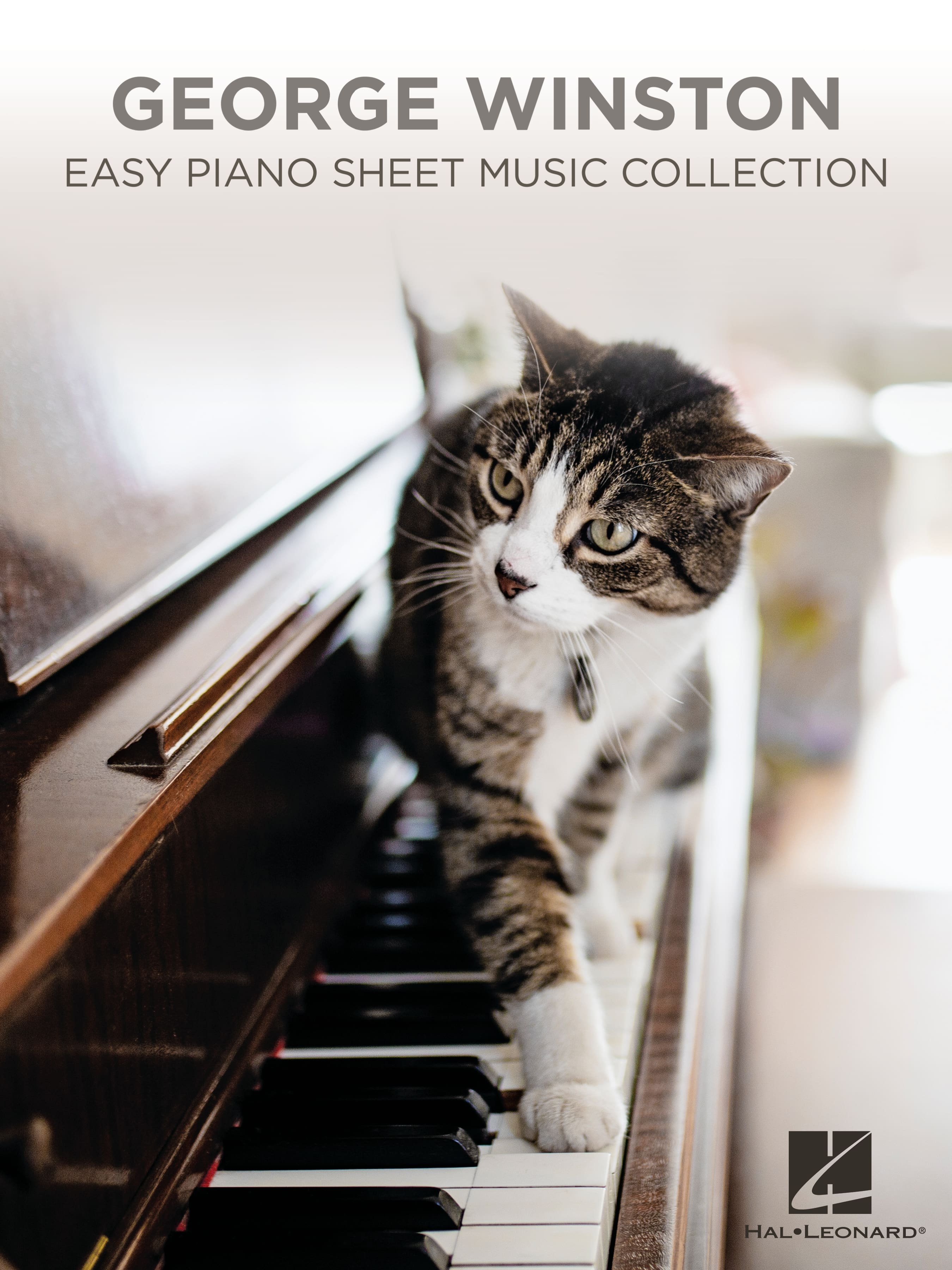 Hal Leonard - George Winston – Easy Piano Sheet Music Collection Softcover, 15 Songs, Piano/Keyboard