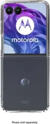 SaharaCase - Venture Series Hard Shell Case for Motorola Razr+ (2025) - Clear - Front_Zoom