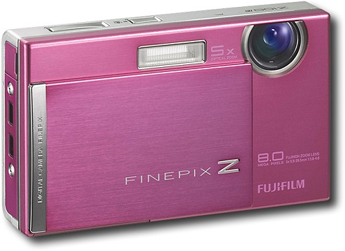 Best Buy: FUJIFILM FinePix 8.0MP Digital Camera Pink Z100FD