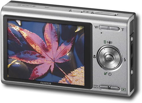 Best Buy: FUJIFILM FinePix 8.0MP Digital Camera Black/White Z100FD