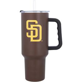 Logo Brands - San Diego Padres 40oz. Travel Tumbler with Handle - Multicolor