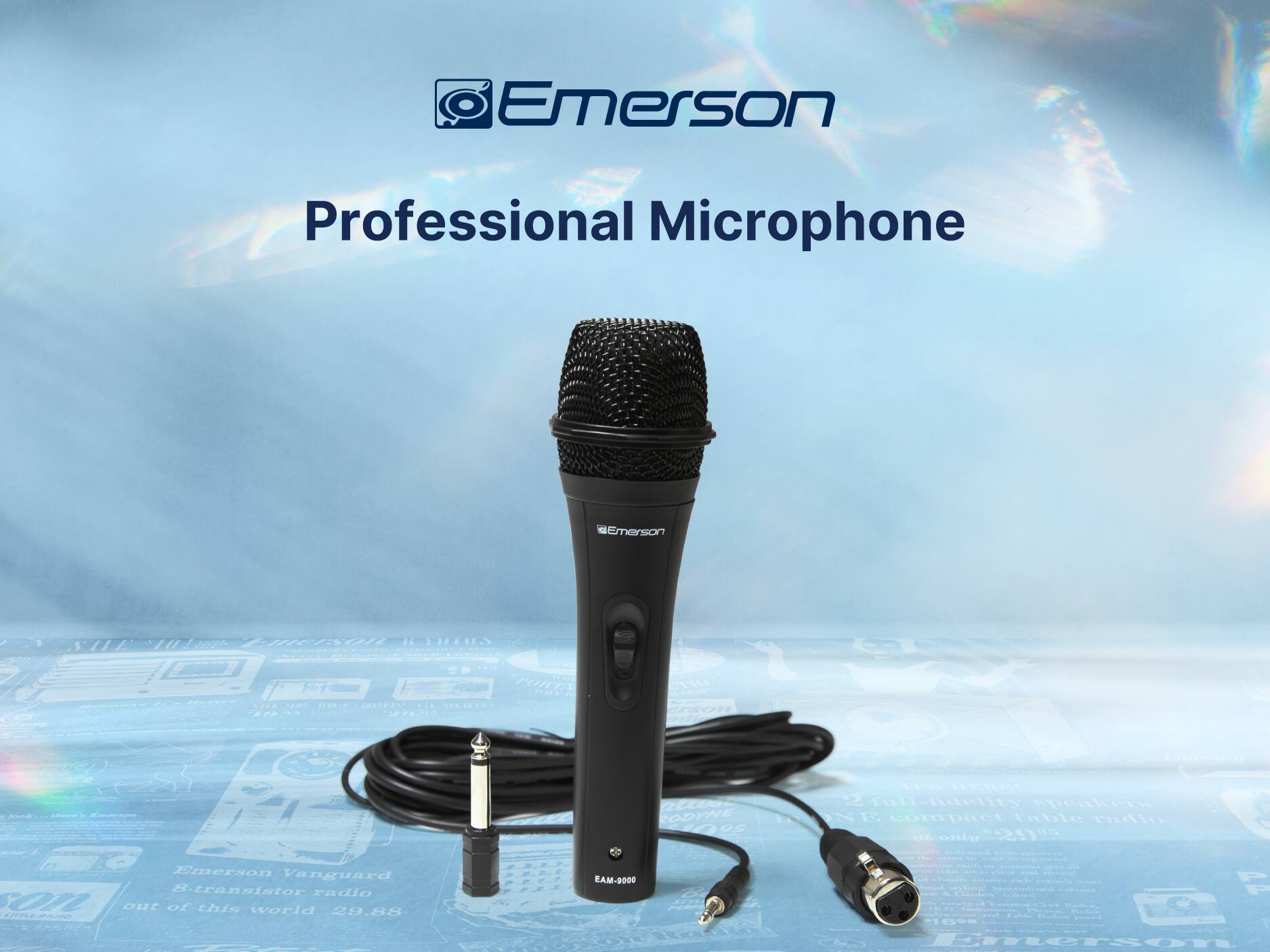 Emerson Professional Microphone
Emerson L01
Emerson Vanguard S-transistor radio
Emerson EAM-9000
