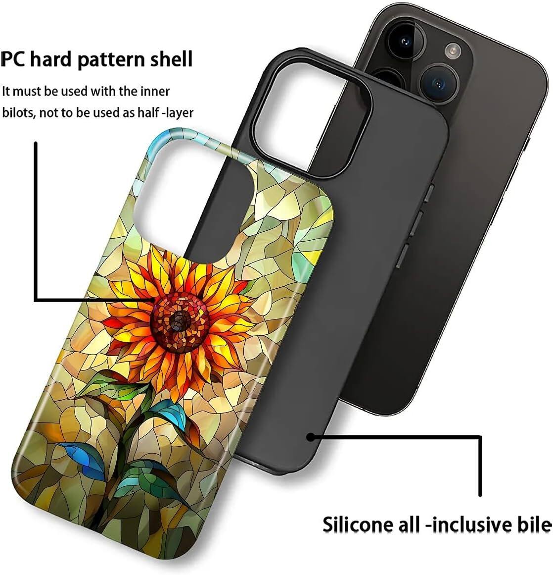 PC hard pattern shell  
It must be used with the inner bilots, not to be used as half-layer  

Silicone all-inclusive bile