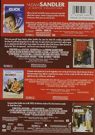 Alt View 1. Adam Sandler 4 Pack: 50 First Dates / Big Daddy / Mr. Deeds / Click (DVD).