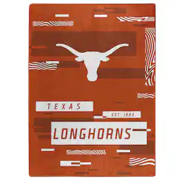 Northwest - Texas Longhorns 50" x 60" Digitize Raschel Throw Blanket - Burnt Orange