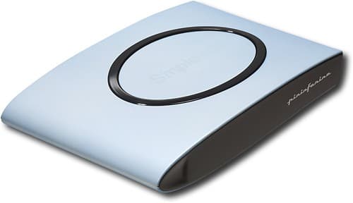 Angle Standard. SimpleTech - Signature Mini 250GB External Hard Drive - Cool Mint.