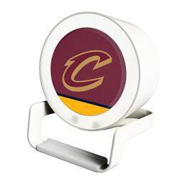 Keyscaper - Cleveland Cavaliers Endzone Design Night Light Wireless Charger And Bluetooth Speaker - Multicolor
