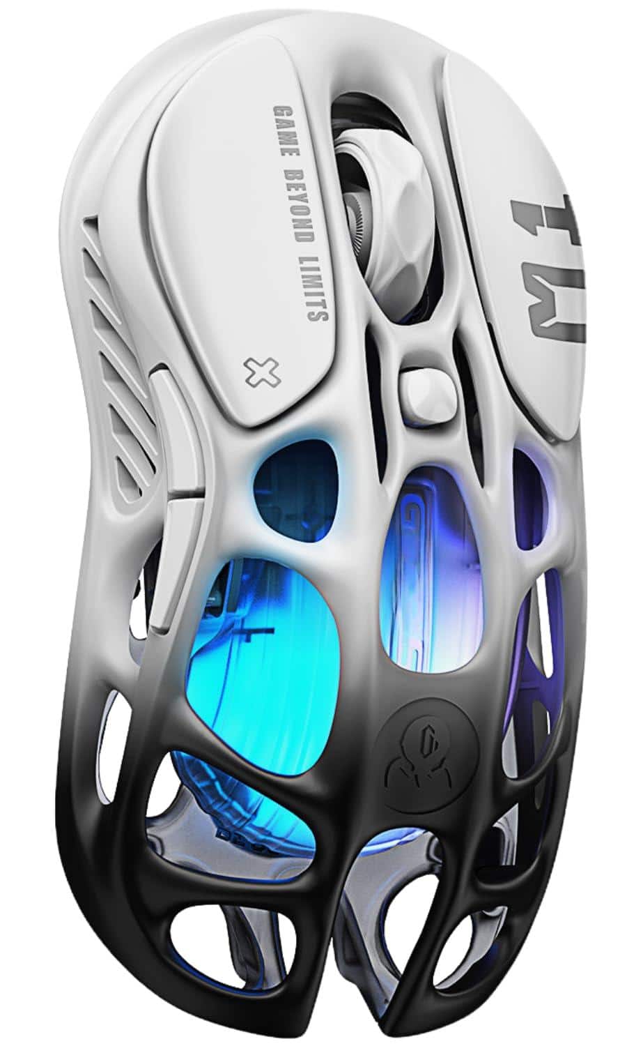 PO3TICJUNKI3 - Mercury M1 Pro Gaming Mouse Lightweight Magnesium Alloy Paw3395dm Sensor Buttons Support 4ghzbt Up To Hours - Wired - Gradient Black