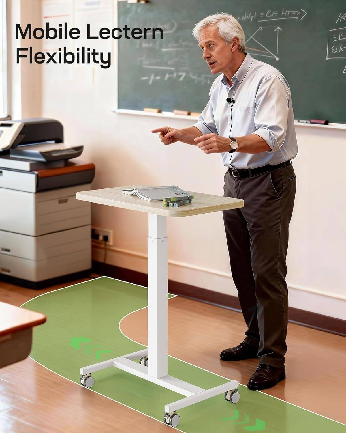 Mobile Lectern Flexibility

C.F. NVT!
If SLK