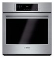 Front Zoom. Bosch - 800 Series 27" Built-In Single Electric Convection Wall Oven - Stainless Steel.