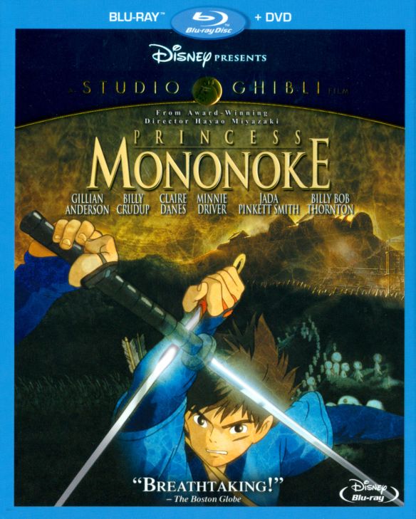  Princess Mononoke [2 Discs] [Blu-ray/DVD] [1997]