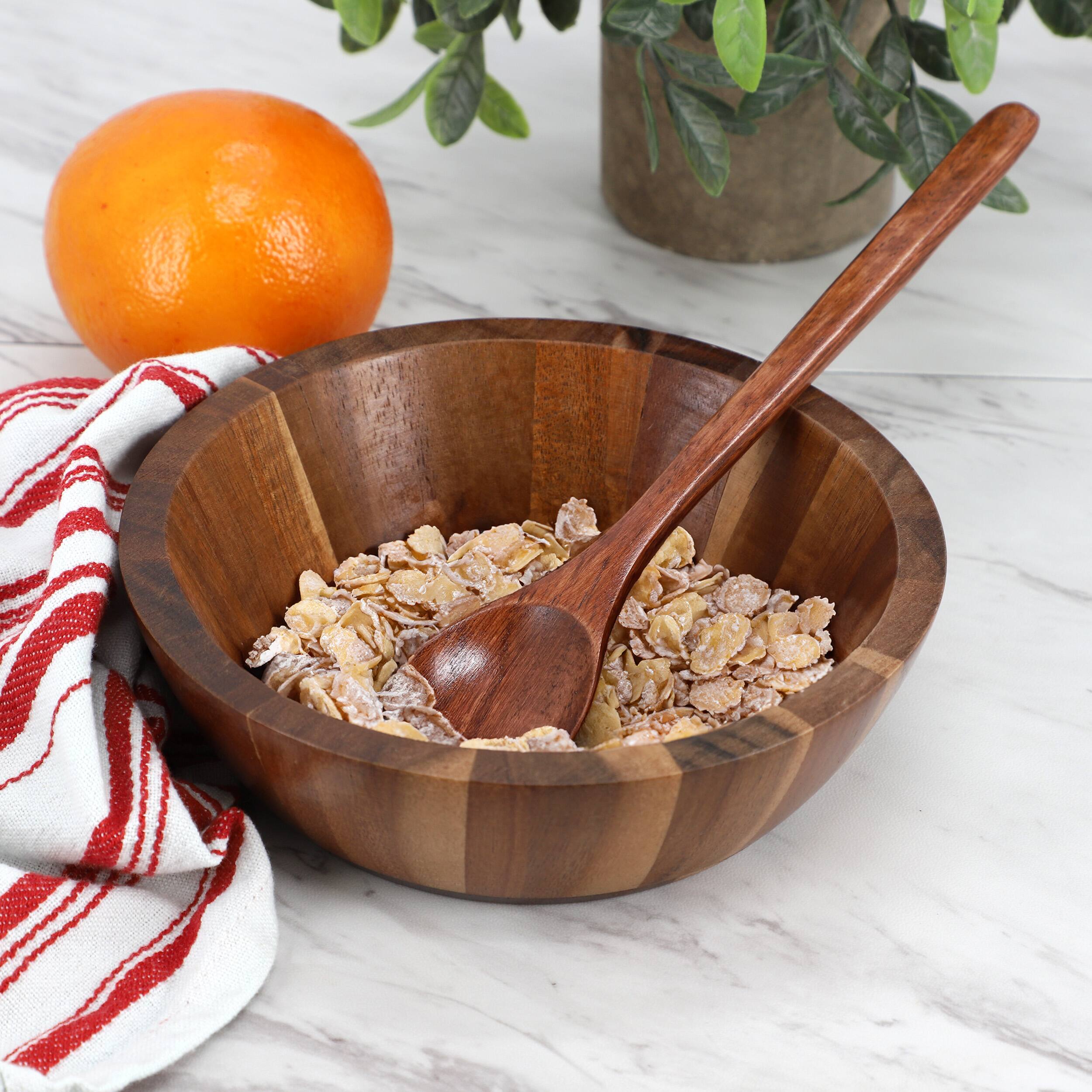 Alt View 4. MegaChef - MegaChef 6 Piece 9 Inch Acacia Wood Spoon Set - Brown.