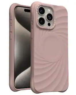 Ornarto - Vortuxe for Liquid Silicone iPhone 15 Pro Max Case 6.7", Drop Protection, Compatible with MagSafe - Latte