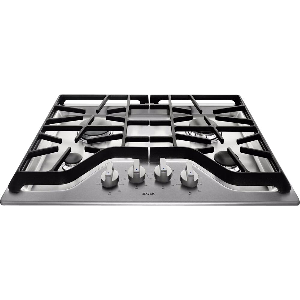 Front. Maytag - 30" Built-In Gas Cooktop.