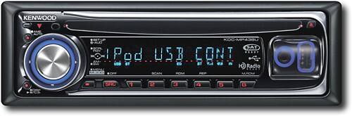 Front Standard. Kenwood - 50W x 4 MOSFET CD Deck.