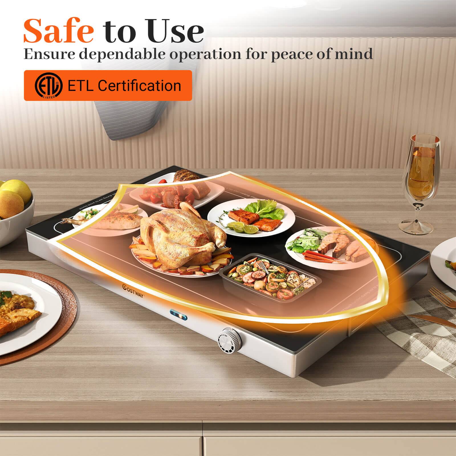 Safe to Use  
Ensure dependable operation for peace of mind  
ETL Certification