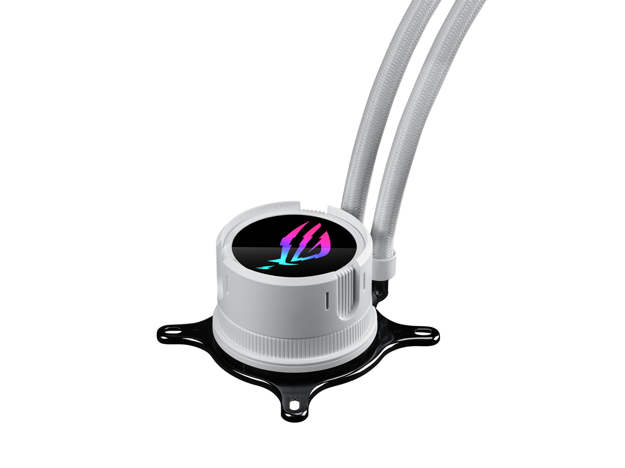 Alt View 3. ASUS - ASUS ROG Strix LC III 360 ARGB White - Gen7 Pump, 360° Block, Aura Lighting - White.