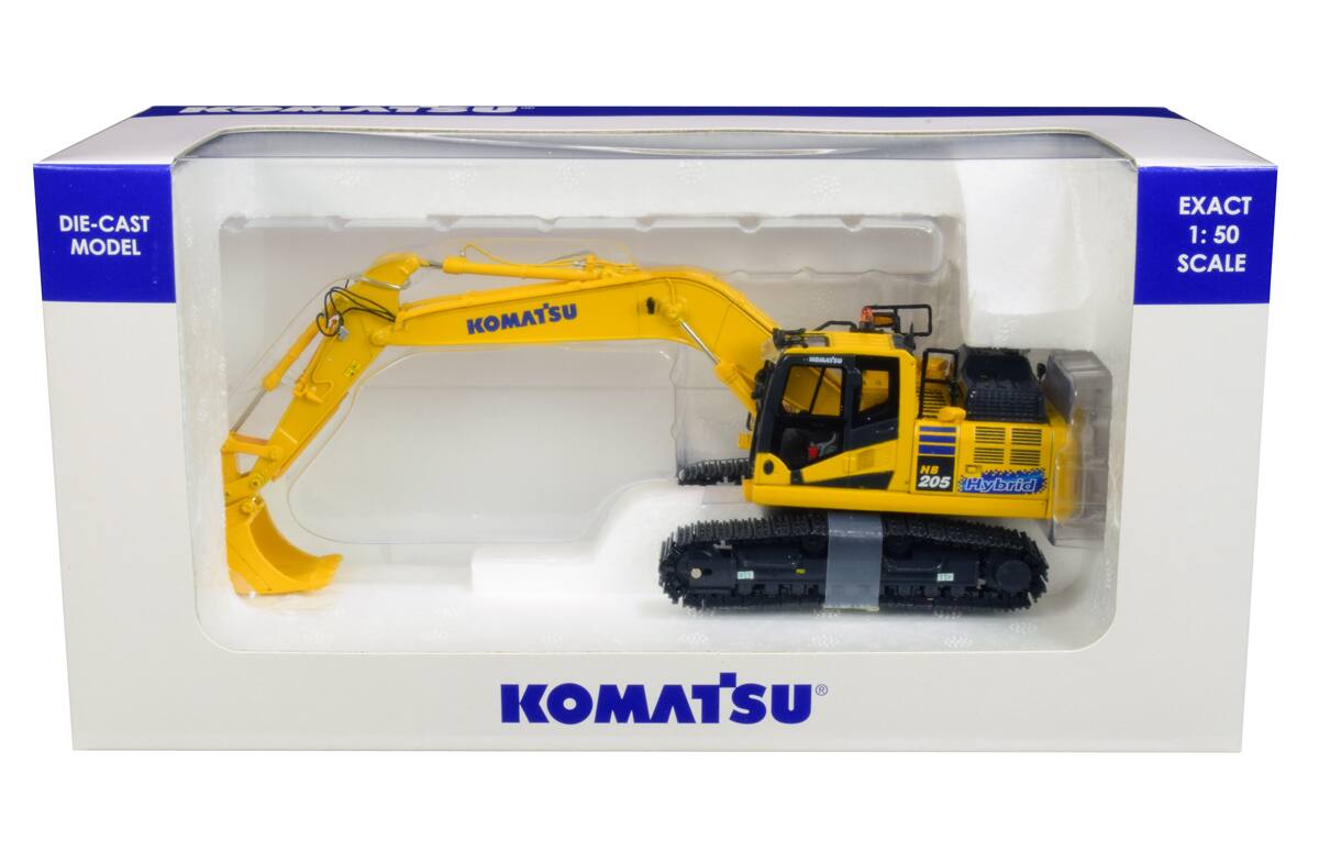 DIE-CAST MODEL  
KOMATSU  
EXACT 1:50 SCALE  
HB 205 Hybrid  
KOMATSU