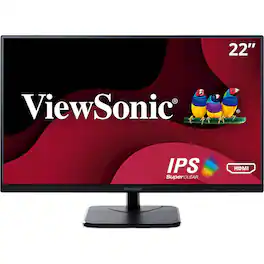 ViewSonic - VA2256-MHD 22" IPS FHD Monitor (HDMI, DisplayPort and VGA) - Black