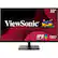 Front. ViewSonic - VA2256-MHD 22" IPS FHD Monitor (HDMI, DisplayPort and VGA) - Black.