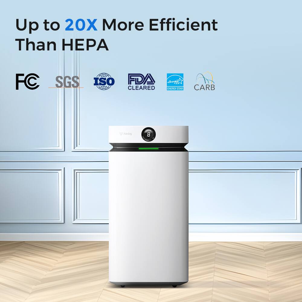 Up to 20X More Efficient Than HEPA FC SGS ISO FDA CLEARED ENERGY STAR CARB Aiedog B