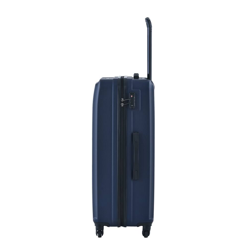 Alt View 2. Ropilly - Ropilly 3 Piece Luggage Set ABS Hard Shell Suitcase Set Navy - Navy.