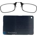 Front. ThinOptics - ThinOptics Readers with Wallet - 2.50 - Black Frame, Black Wallet - Black/Black.
