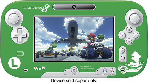 Customer Hori Luigi Mario Kart 8 Protector Wii U GamePad Green/Blue WIU-071U - Best Buy