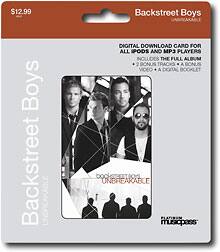 Front Large. SonyBMG - Platinum Musicpass Backstreet Boys: <b>Unbreakable</b> Digital Album.