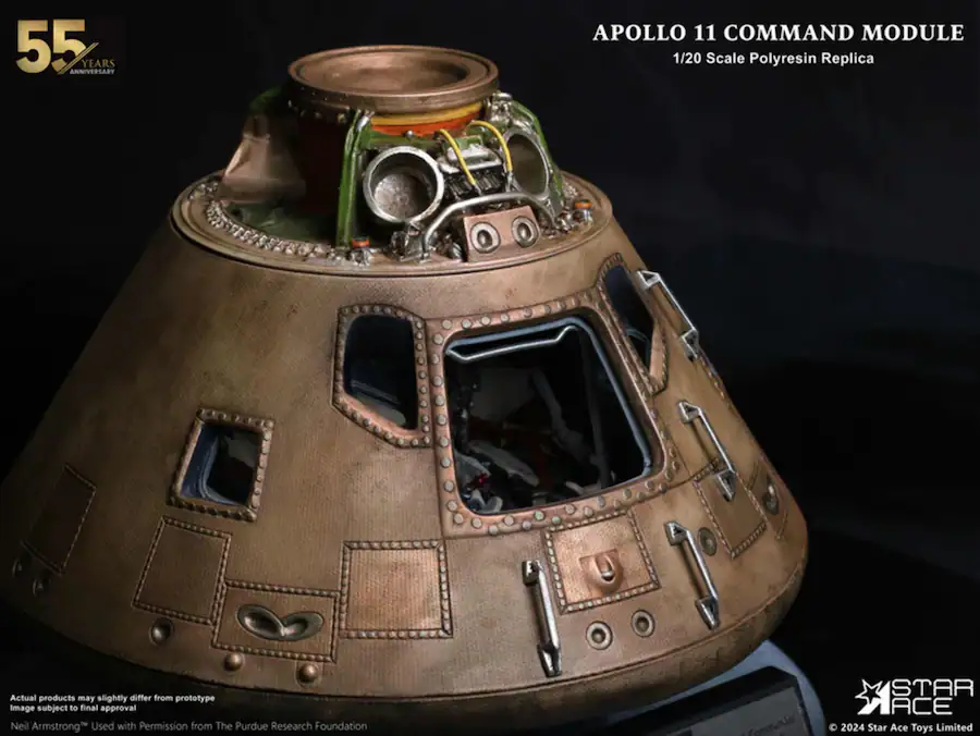 Spacecraft Command Module PopMarket Apollo 11 Deluxe Edition Command Module Polyresin Statue ...