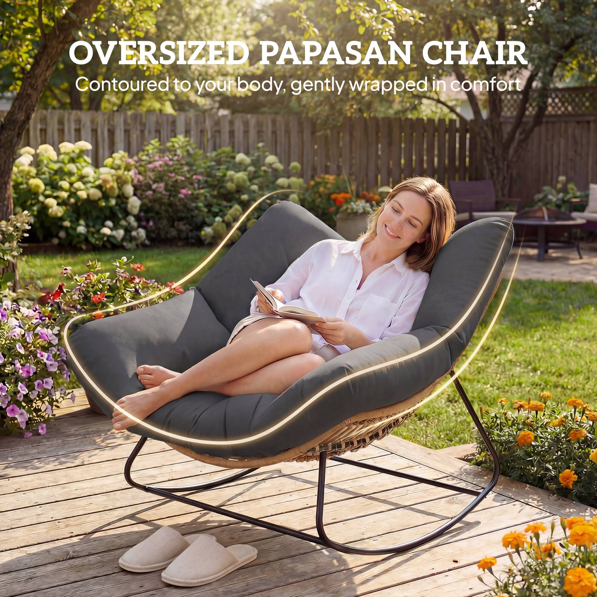 OVERSIZED PAPASAN CHAIR  
Contoured to your body, gently wrapped in comfort
