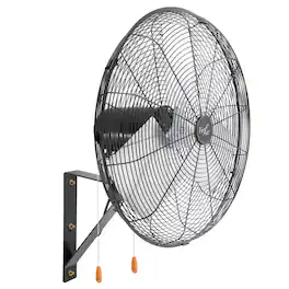 VieAir - Vie Air 20 Inch Indoor Oscillating Industrial Wall Fan - Black