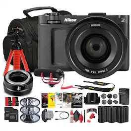 Nikon - ZR RED Z 6K Full-Frame Cinema Camera Kit| 4" DCI-P3 Monitor & 35mm Lens Travel Bundle