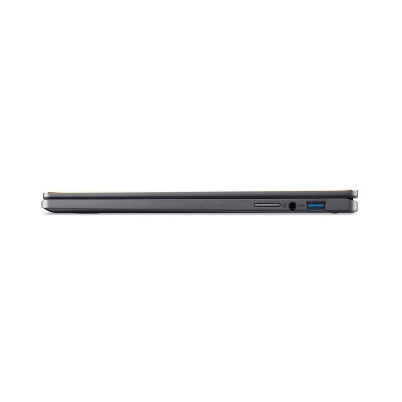 Alt View 10. Acer - Chromebook Plus Spin 714 Laptop with Google AI – 14" WUXGA Touch - Intel Core Ultra 5 115U – 8GB LPDDR5 – 256GB SSD - Steel Gray.