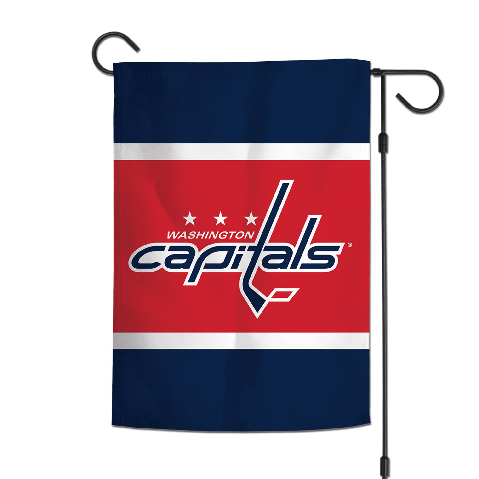 Alt View 1. WinCraft - Washington Capitals 12" x 18" Double-Sided Garden Flag - Multicolor.