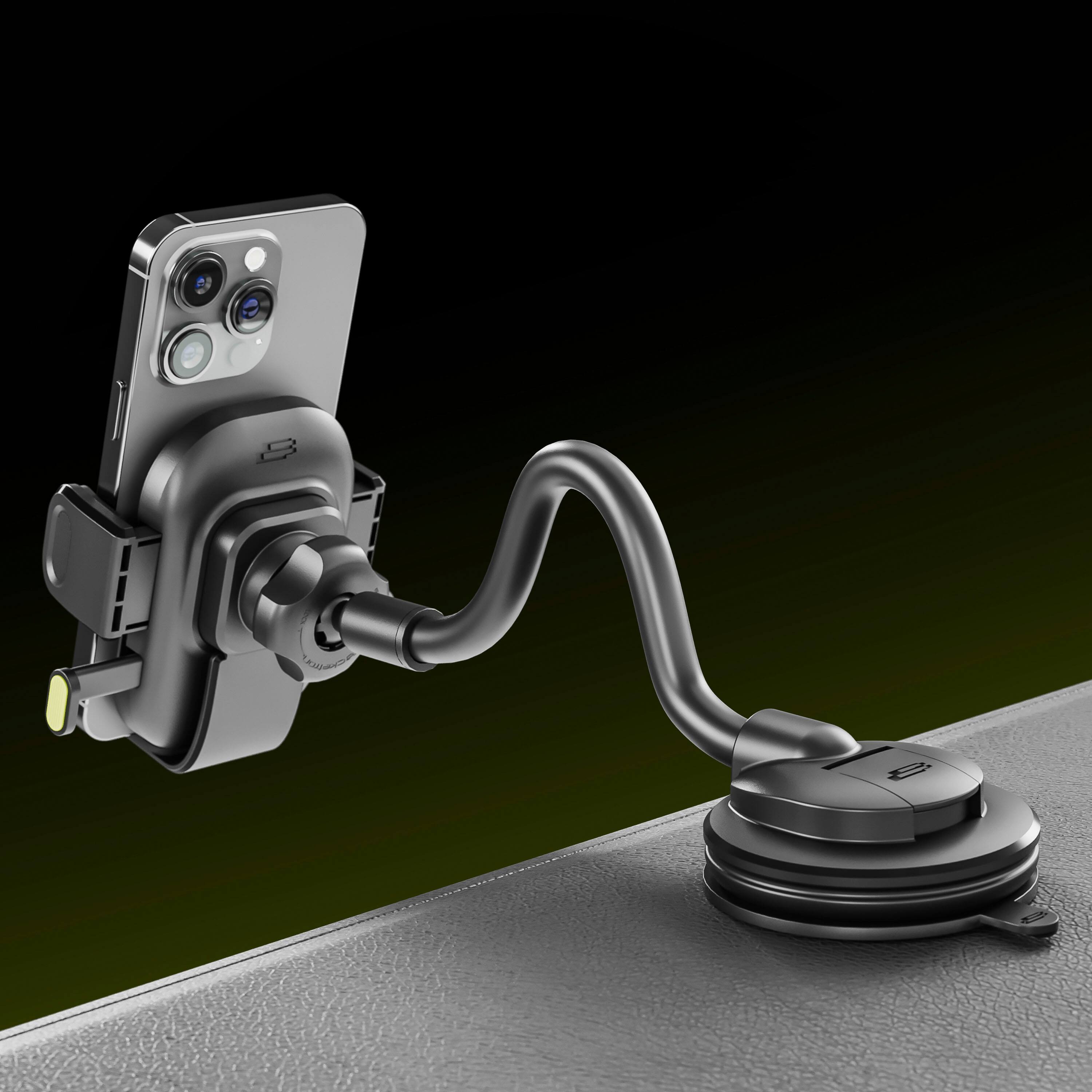 Alt View 25. Bracketron - OneClick Flex Window, Dash & Vent Mount - Black.