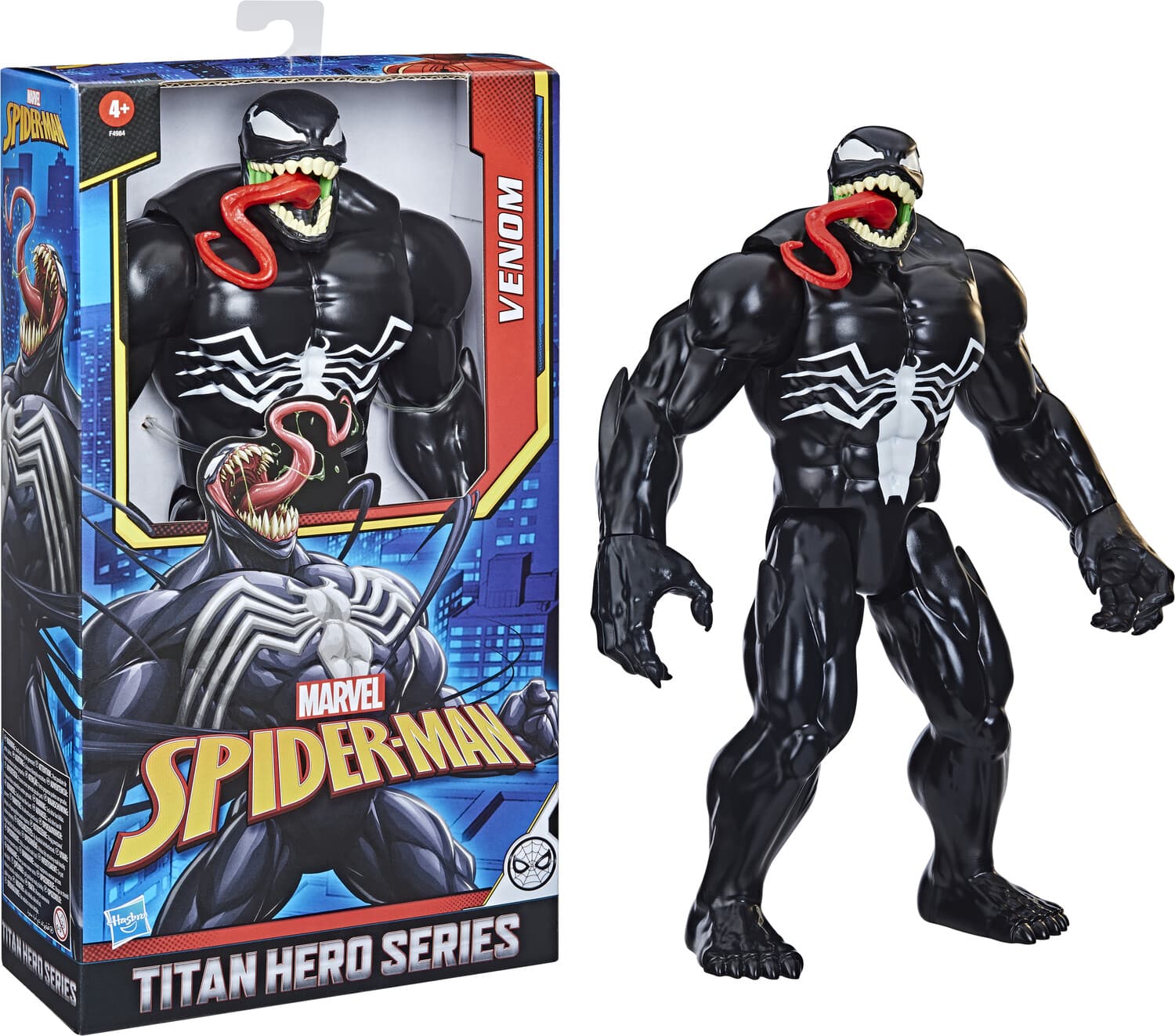 Hasbro - Spider-Man - Titan Hero Series - 12" Venom Action Figure - COLLECTIBLES - Multicolor