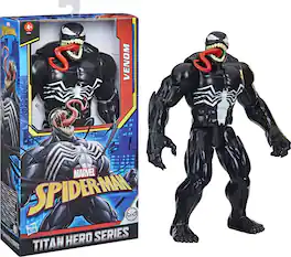 Hasbro - Collectibles - Spider-Man - Titan Hero Series - 12" Venom Action Figure - COLLECTIBLES - Multicolor