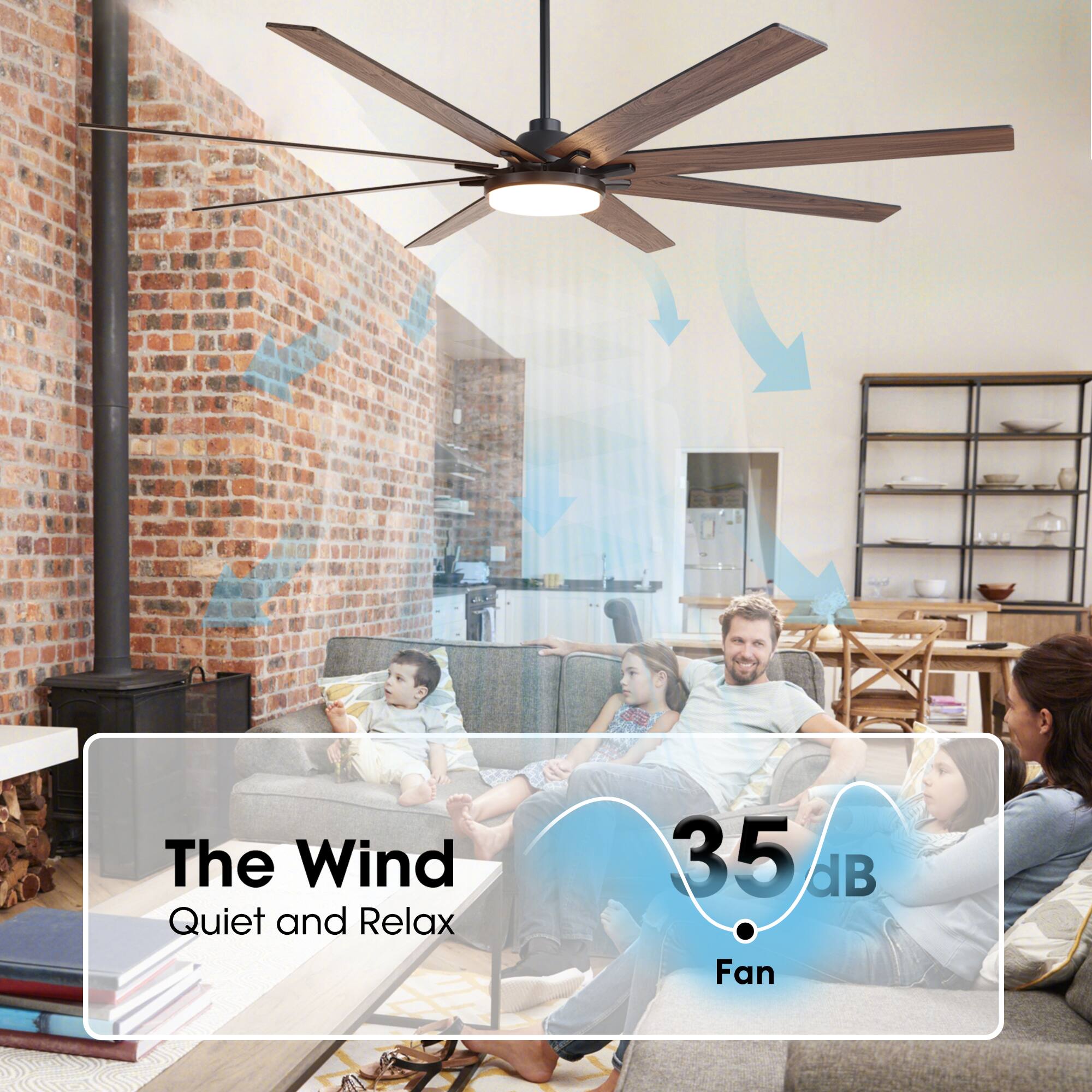 The Wind  
Quiet and Relax  
35 dB Fan